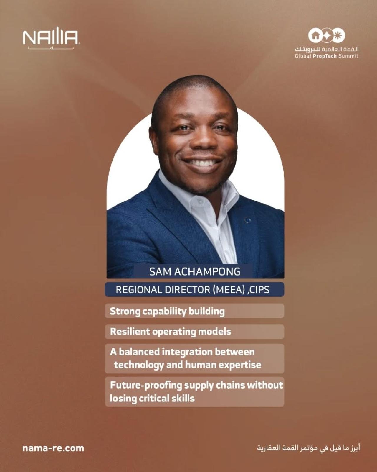 Sam Achampong Highlights Future-Ready Supply Chains at Global PropTech Summit